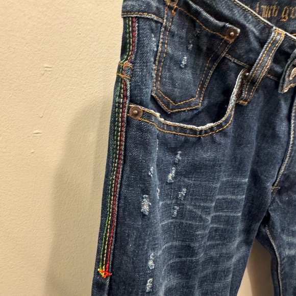 VINTAGE Y2K LAMB Distressed straight leg jeans - Picture 3 of 10